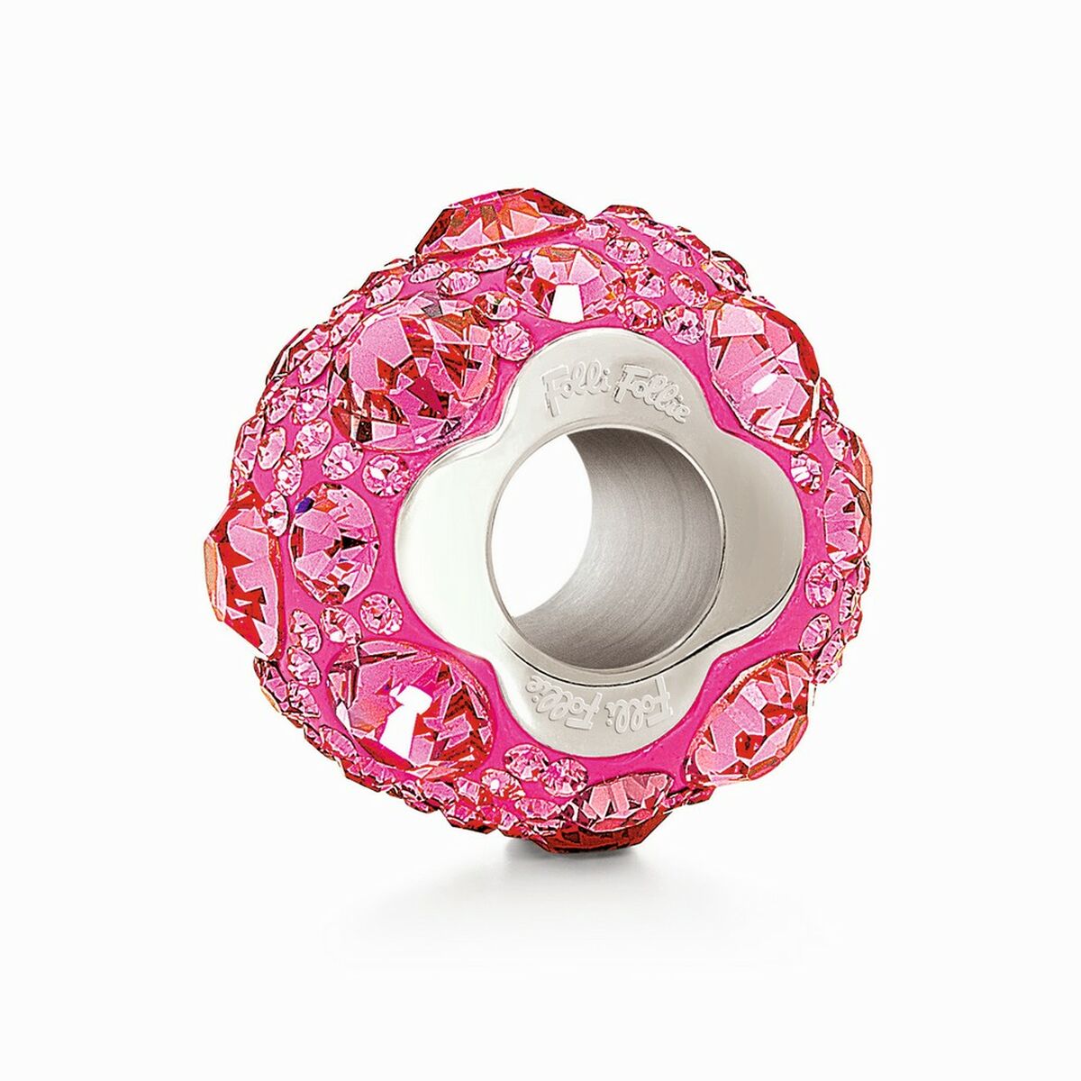 Dampärlor Folli Follie 3P13F018D Rosa 1 cm - 2