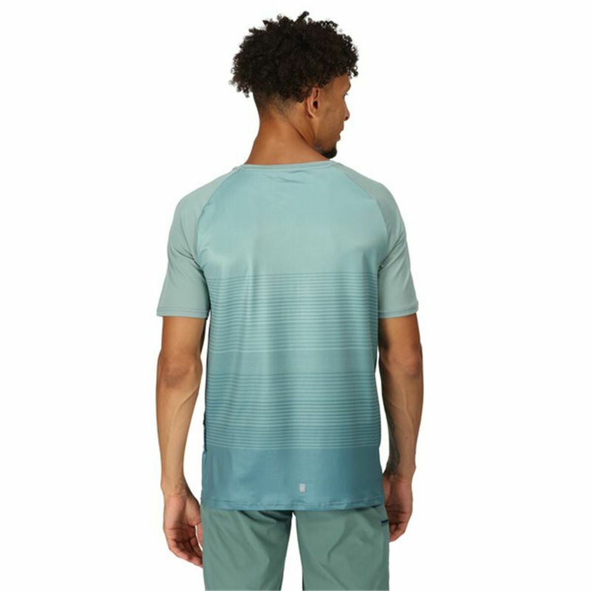 T-shirt med kortärm Herr Regatta Pinmor Aquamarine - 3
