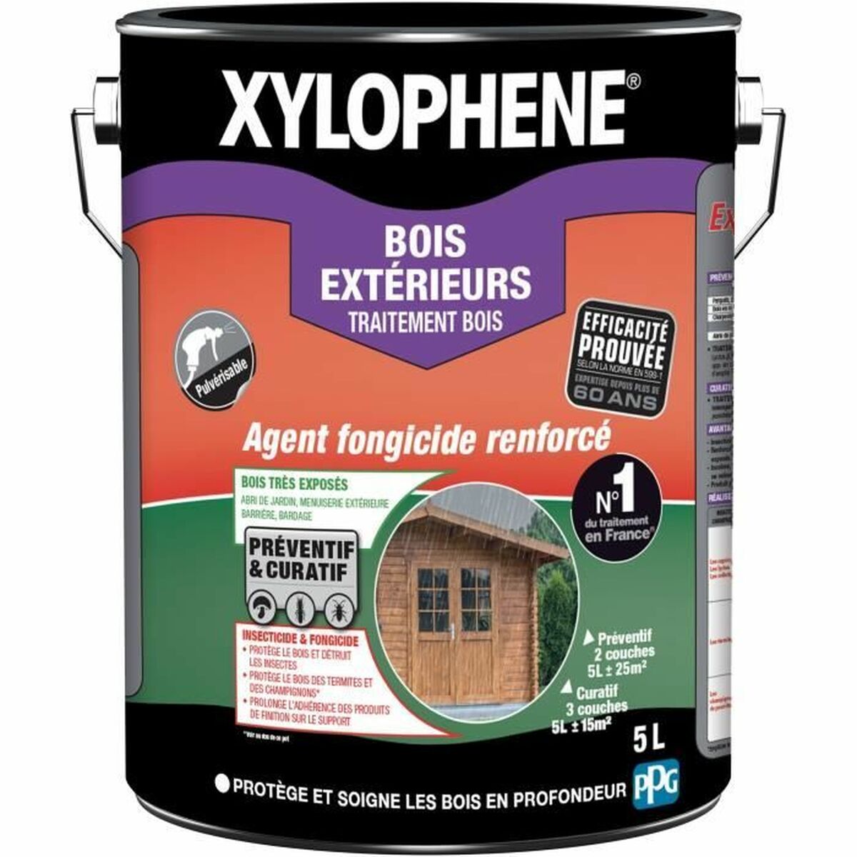 Grundfärg Xylophene Vit 5 L