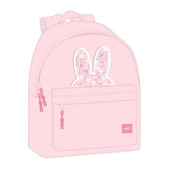 Ryggsäck Miffy Flores 33 x 42 x 15 cm