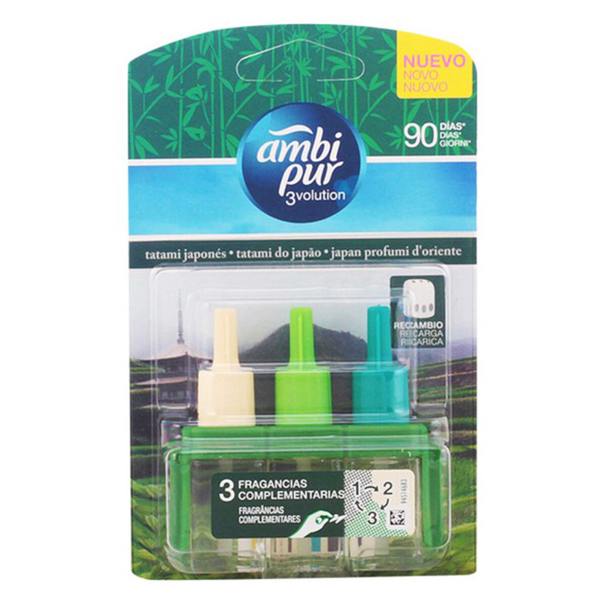 Refill Till Elektrisk Luftfräschare Ambi Pur 3Volution Tatami golv 20 ml - 4
