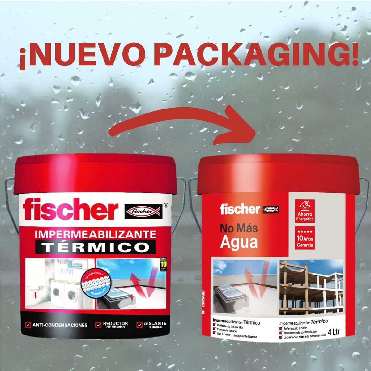 Impregnering Fischer Ms Vit 4 L - 8