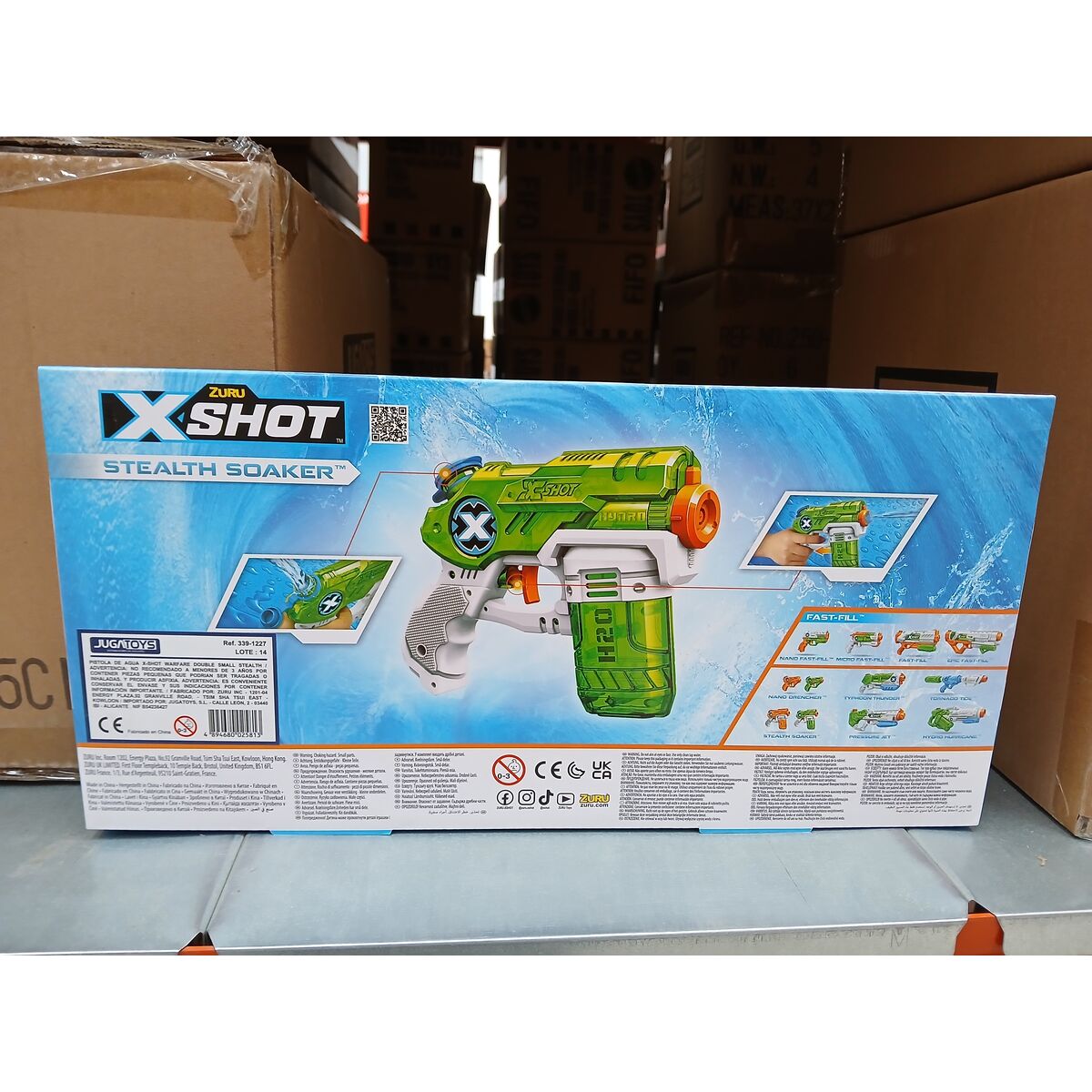 Vattenpistol X-Shot Warfare Double Small Stealth 2 Delar 16 x 13 x 3 cm - 4