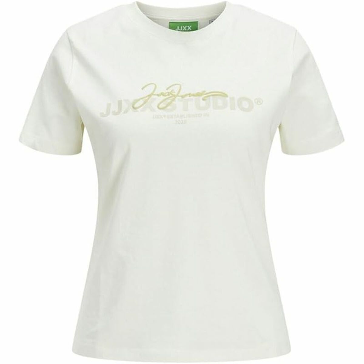 T-shirt med kortärm Dam Jack & Jones Jxamy Reg Beige
