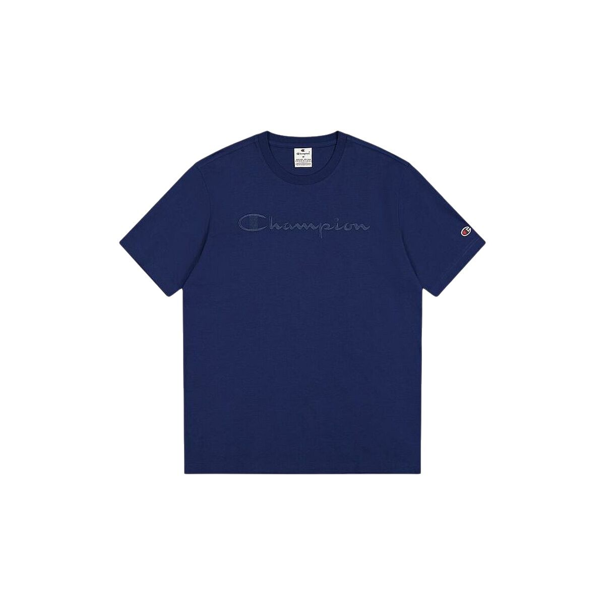 T-shirt med kortärm Herr Champion CHAMPION SS TEE 220273 Marinblå