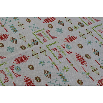 Matta DKD Home Decor 120 x 180 x 0,4 cm Polyester Vit Ikat Boho (2 antal)