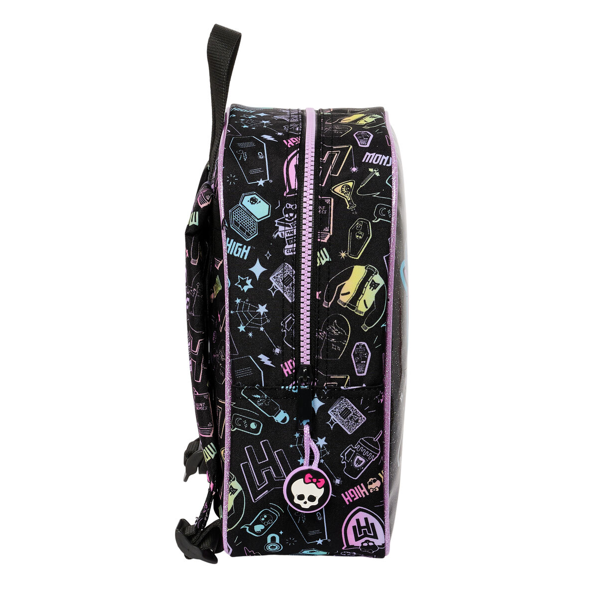 Barnryggsäck Monster High Svart 22 x 27 x 10 cm - 3