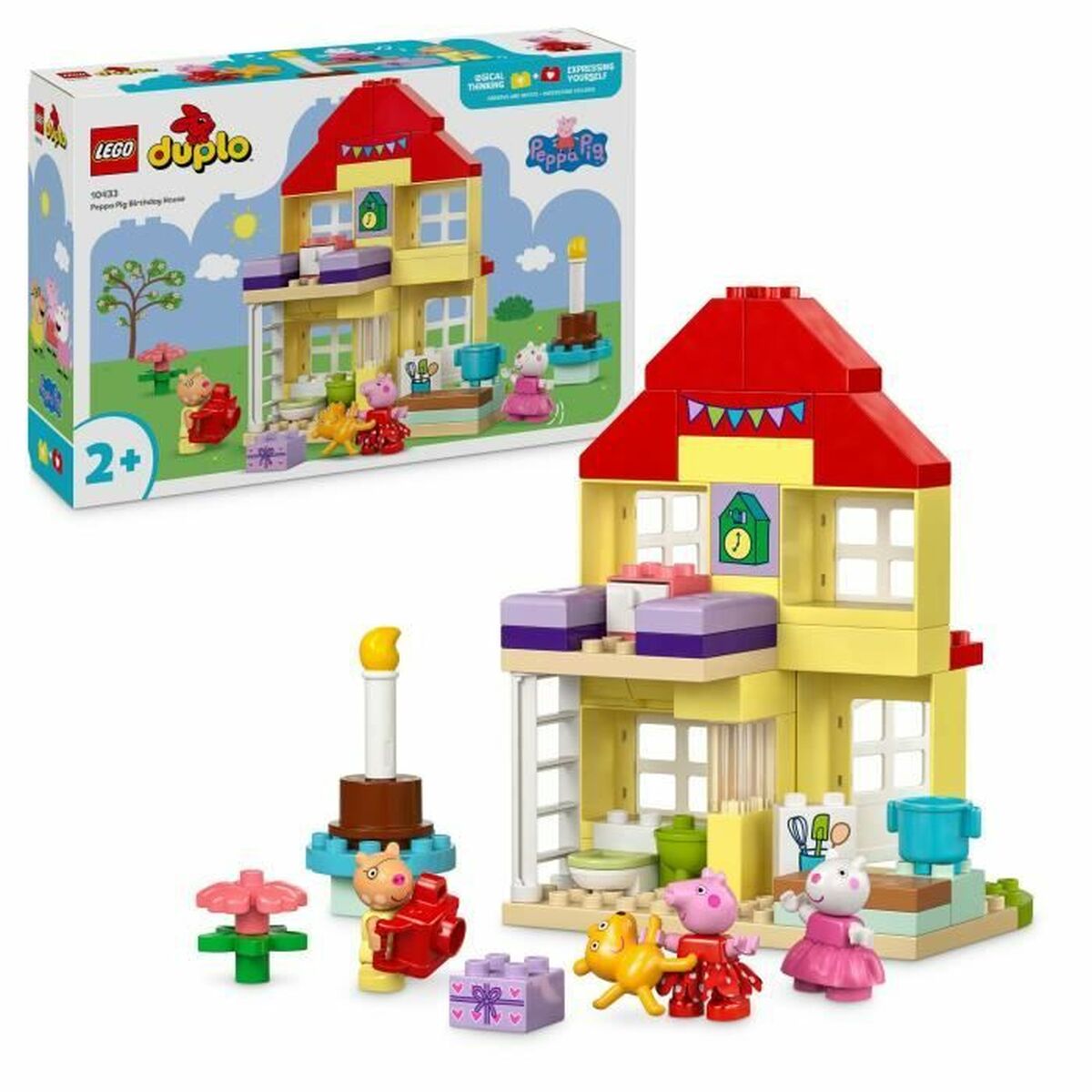 Byggsats Lego 10433 Peppa Pig's Birthday Party Multicolour 59 Delar