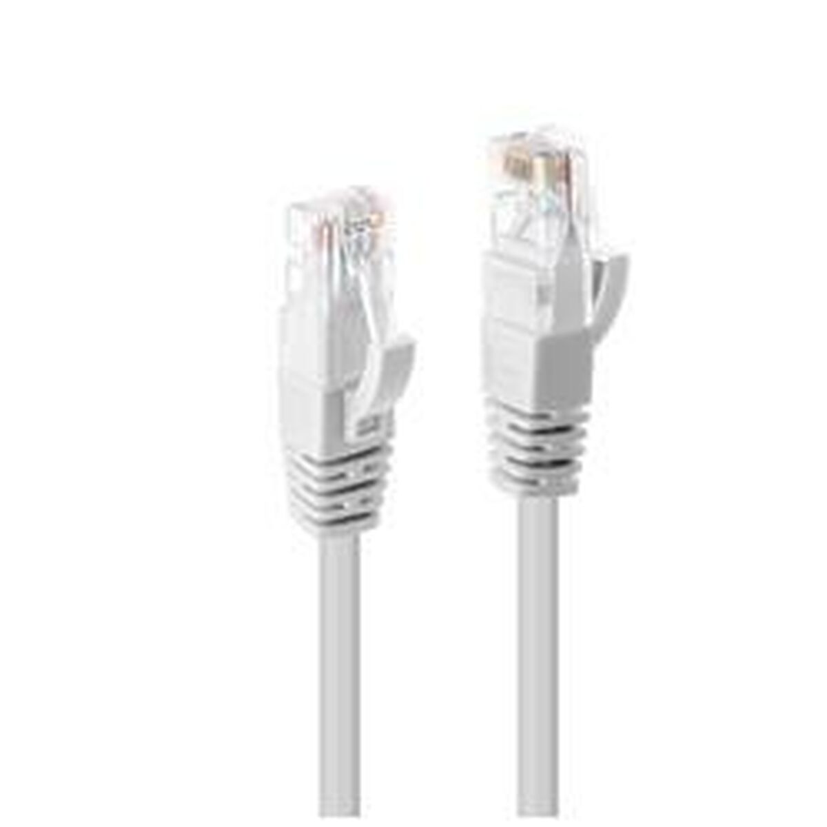 Nätkabel UTP Styv Kategori 6 LINDY Vit 10 m (1 antal)