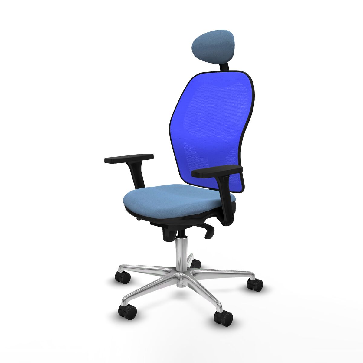 Kontorsstol Piqueras y Crespo 3D086N1 Himmelsblå - 2