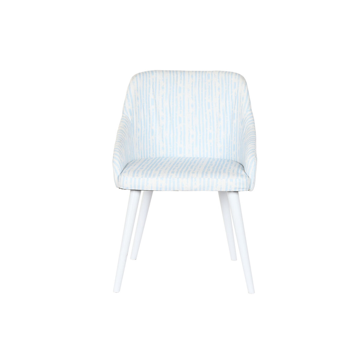 Stol DKD Home Decor Blå Vit 53 x 57 x 79 cm - 3
