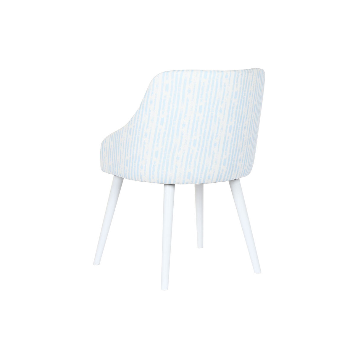 Stol DKD Home Decor Blå Vit 53 x 57 x 79 cm - 6