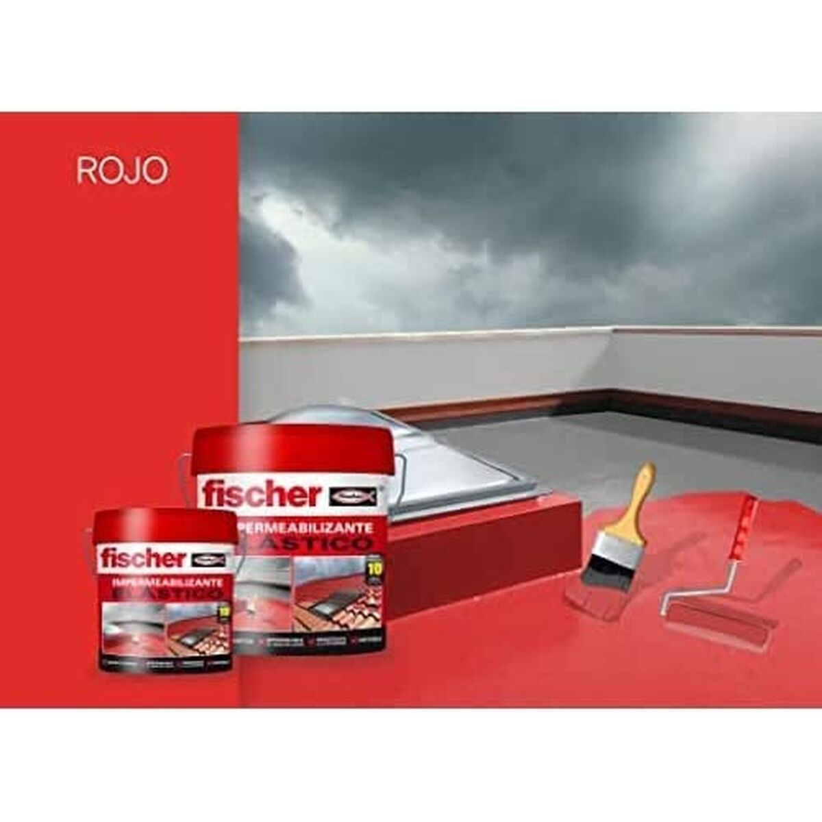Impregnering Fischer Ms Röd 750 ml - 7