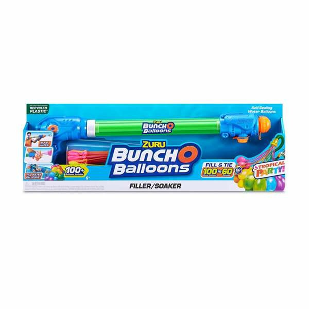 Vattenpistol BunchO Balloons Tropical Party Ballonger 51 x 14,5 x 5 cm
