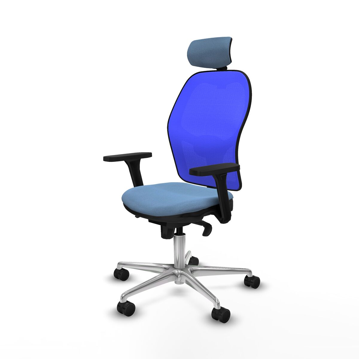 Kontorsstol Piqueras y Crespo 3D086N2 Himmelsblå - 2