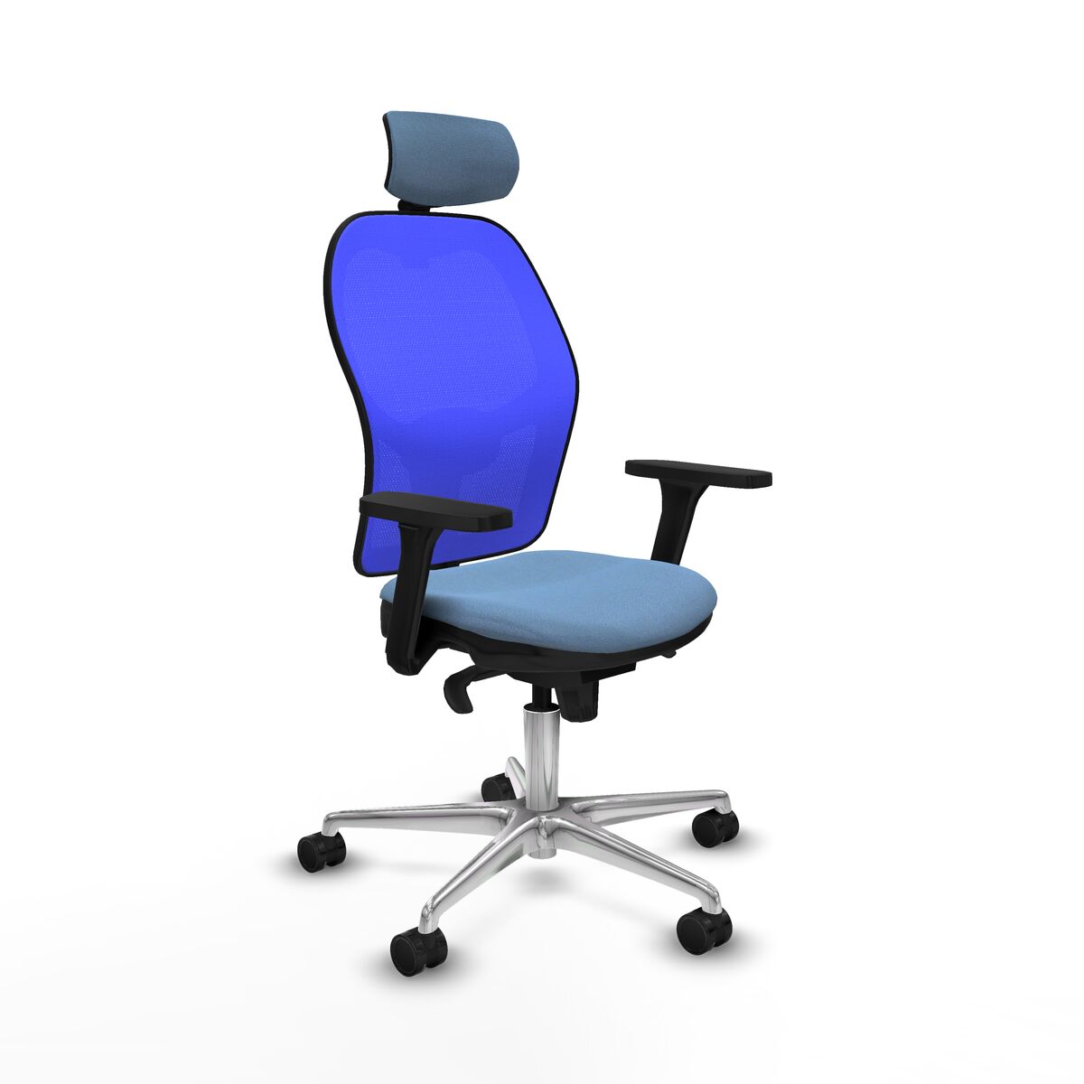 Kontorsstol Piqueras y Crespo 3D086N2 Himmelsblå