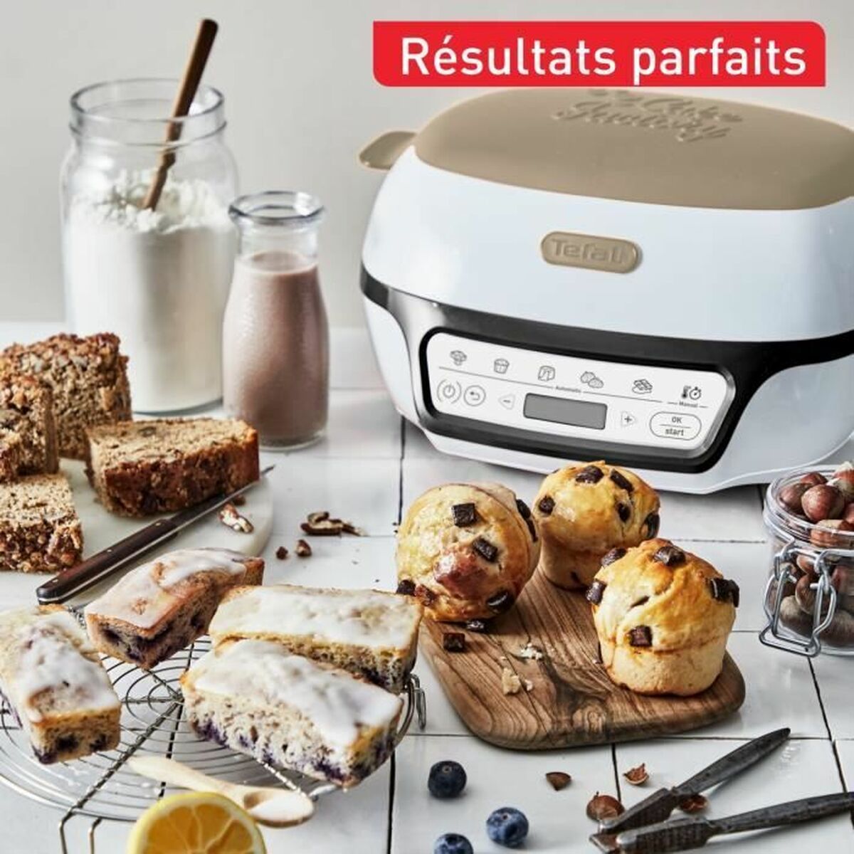Maskin för cupcakes och madeleinekakor Tefal Vit - 3