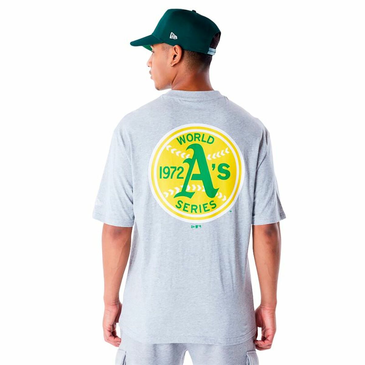 T-shirt med kortärm Herr New Era MLB WORLD SERIES OS Oakland Athletics - 2