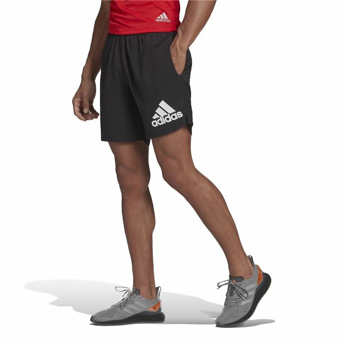 Byxor för vuxna Adidas H59883 Svart Män - 2