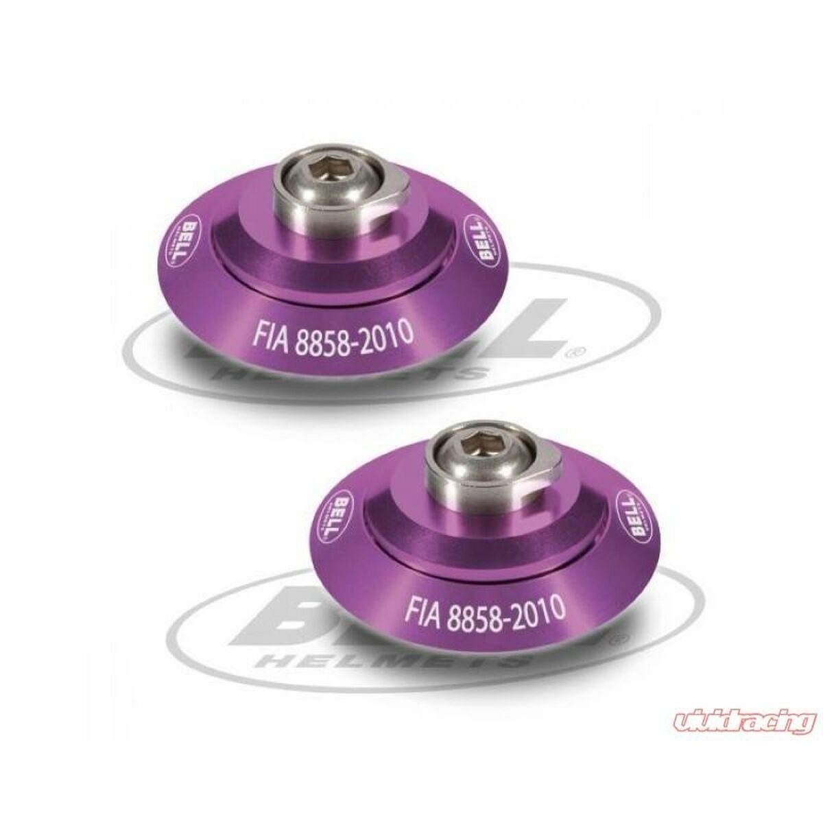 Helmet clip set Bell HANS Rosa FIA 8858-2010