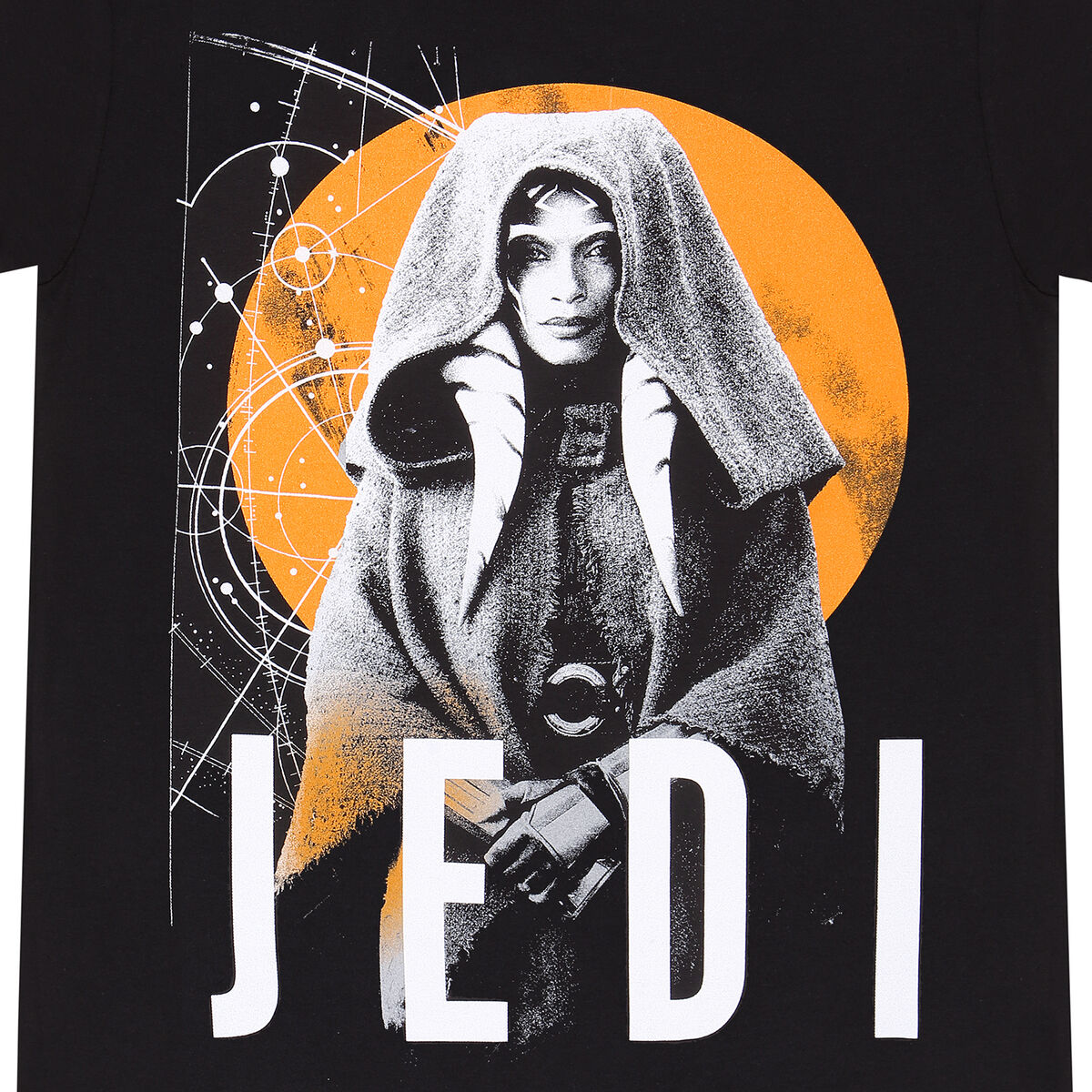 T-shirt med kortärm Star Wars Jedi Svart Unisex - 2