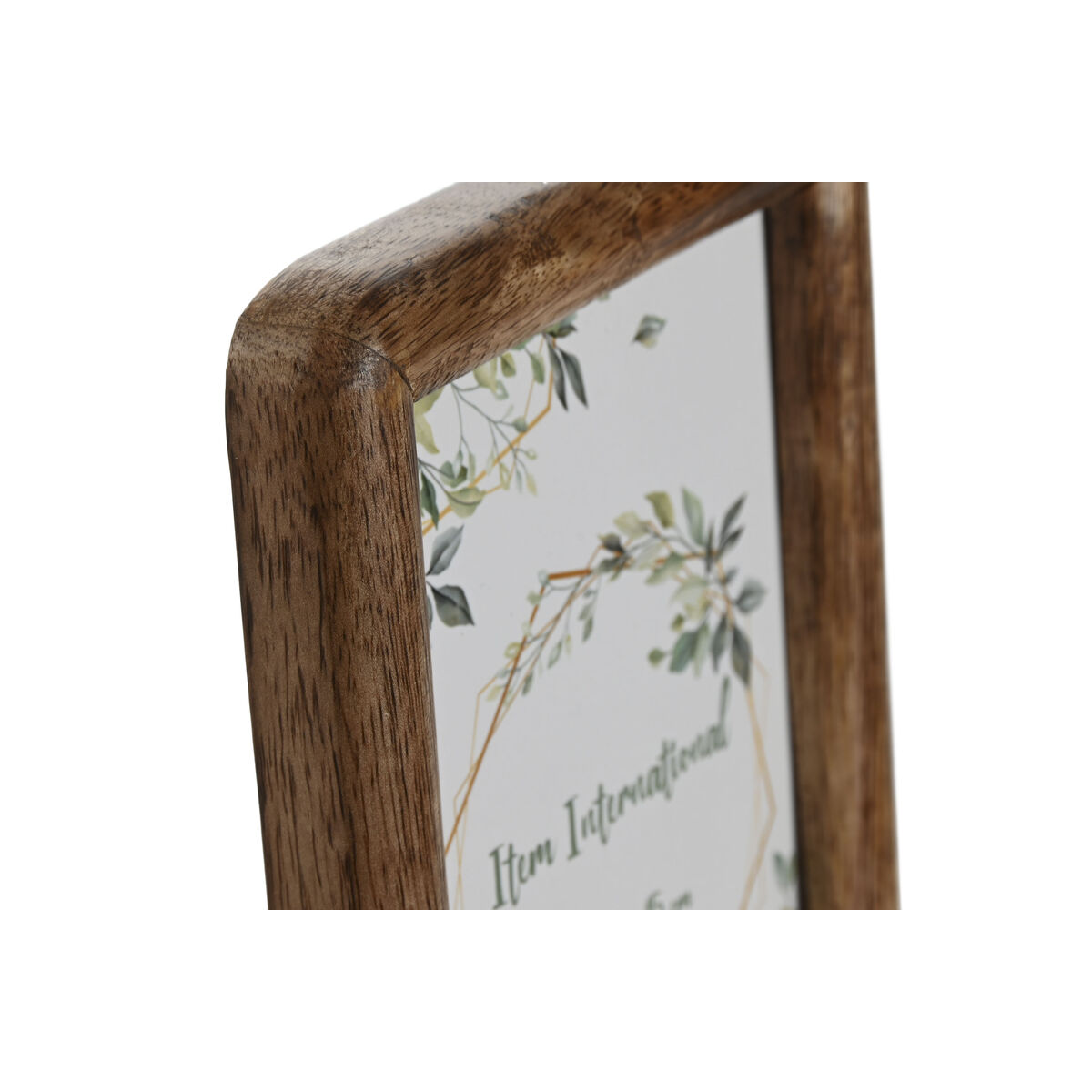 Fotoram Home ESPRIT Brun Glas Mangoträ 12 x 2 x 17 cm - 2