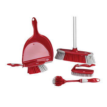 Rengörings & Lagrings-kit Dirt Devil Rostfritt stål Plast Box (6 Delar)