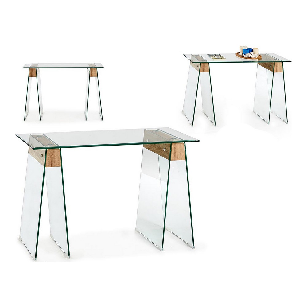 Mottagare Gift Decor Brun Transparent Trä 40 x 75 x 120 cm - 2