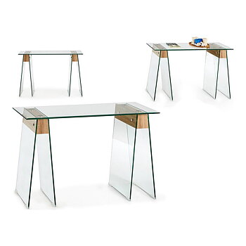 Mottagare Gift Decor Brun Transparent Trä 40 x 75 x 120 cm
