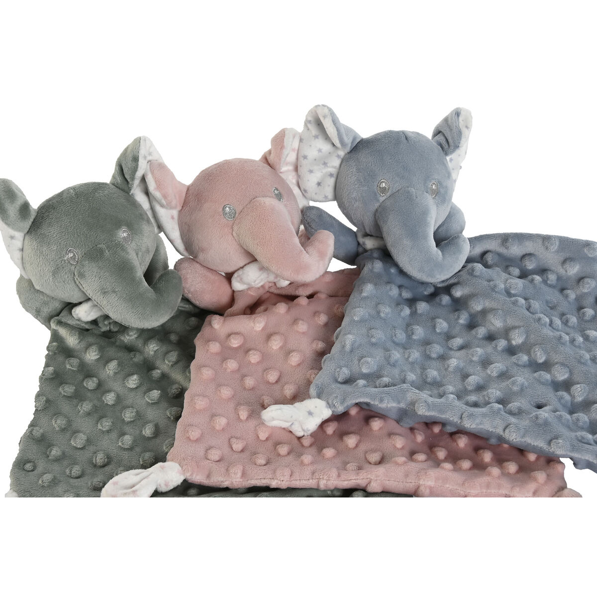 Baby-kit Home ESPRIT Blå Grön Rosa Polyester (3 antal) - 2