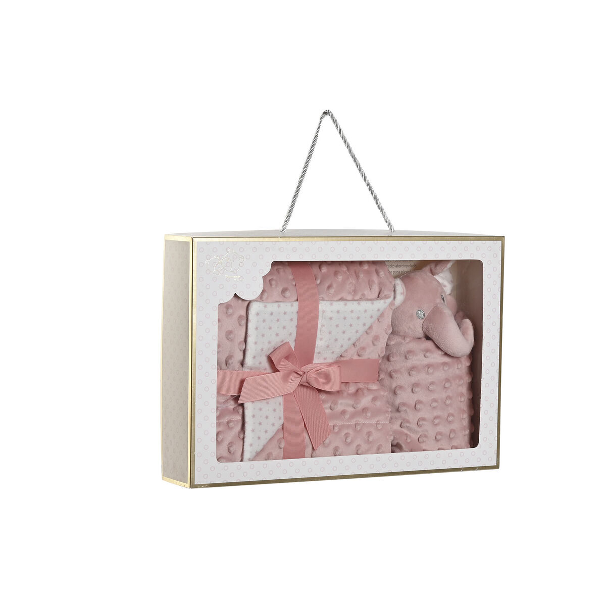 Baby-kit Home ESPRIT Blå Grön Rosa Polyester (3 antal) - 3