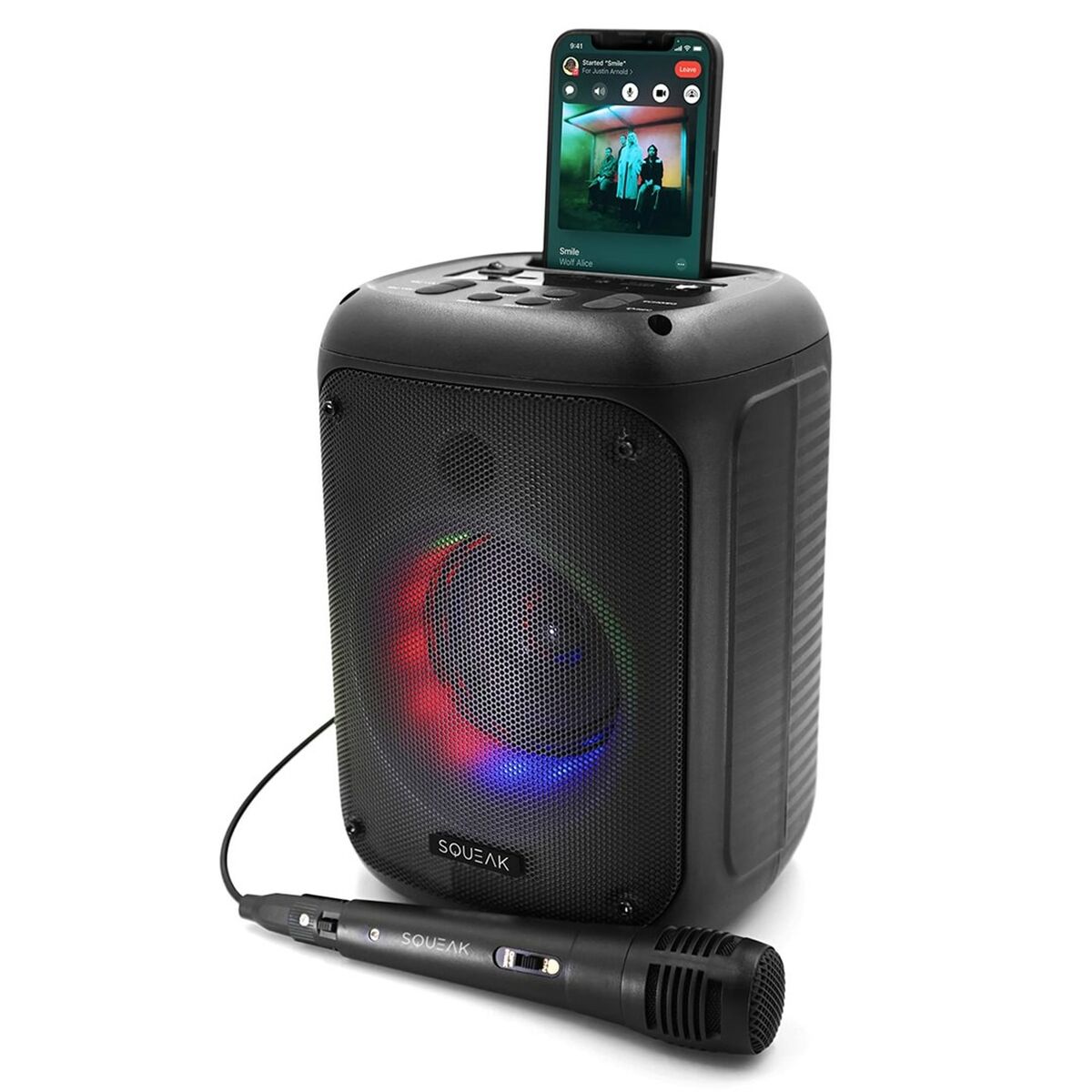 Bärbar Bluetooth Högtalare SQUEAK SQ1005 Svart 40 W - 2