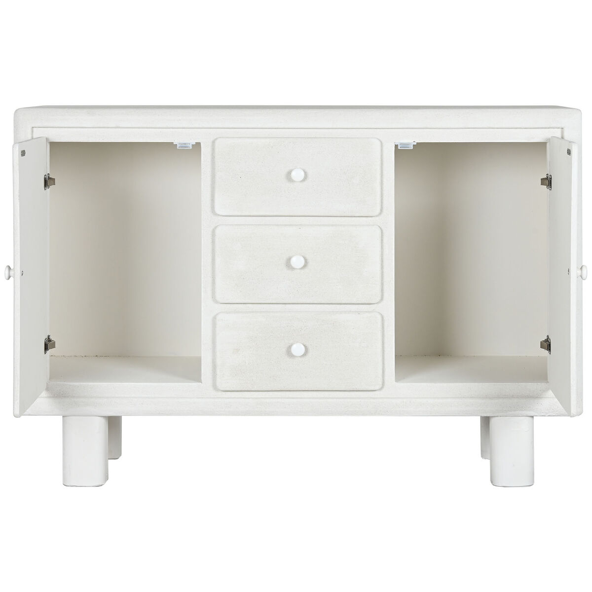 Skänk Home ESPRIT Vit Gran Trä MDF 120 x 38 x 80 cm - 3