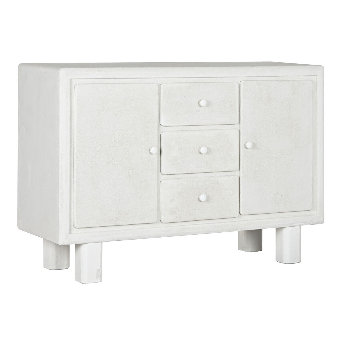 Skänk Home ESPRIT Vit Gran Trä MDF 120 x 38 x 80 cm