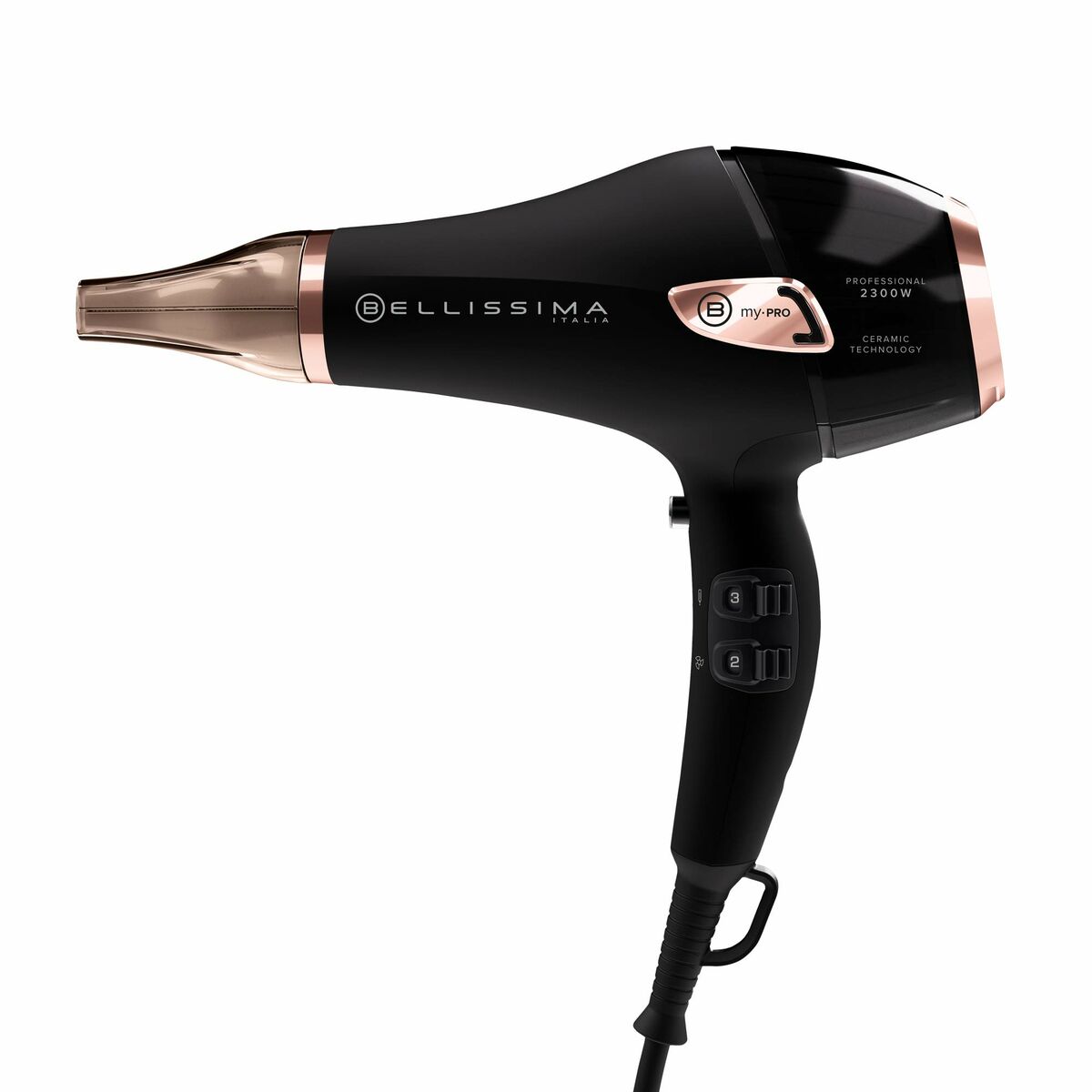 Hårtork Bellissima 11665 2300 W Svart / roséguld - 3