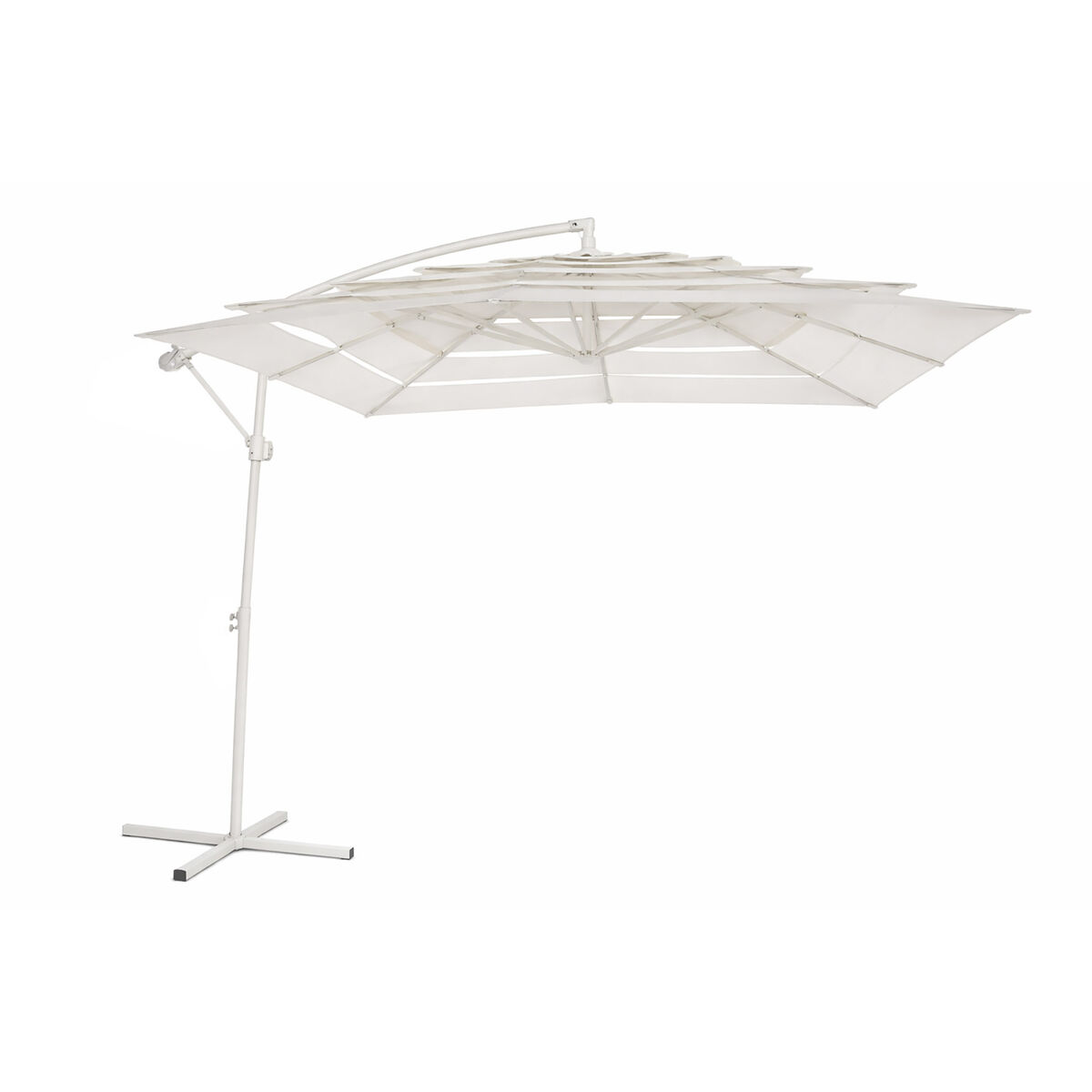 Paraply Home ESPRIT Vit 250 X 250 X 250 CM