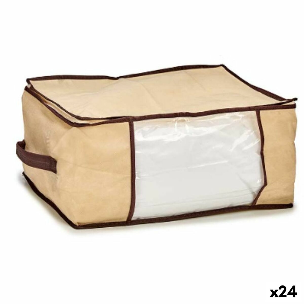 Förvaringspåse Kipit AR1903037 Kräm Polyester polypropen 27 L 45 x 30 x 20 cm (24 antal)