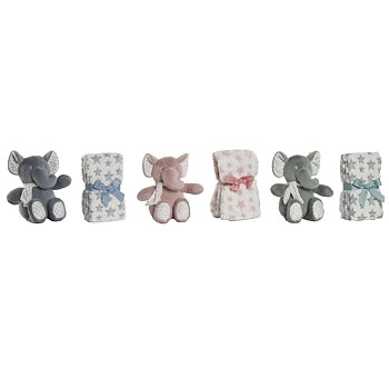 Baby-kit Home ESPRIT Blå Grön Rosa Polyester (3 antal)