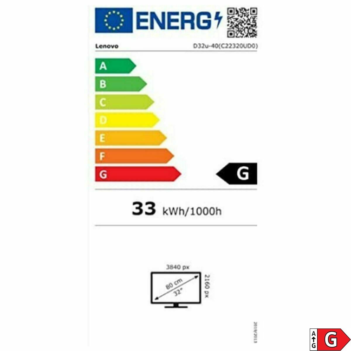 Monitor Lenovo 66FDGAC2EU 4K Ultra HD 31,5" - 2