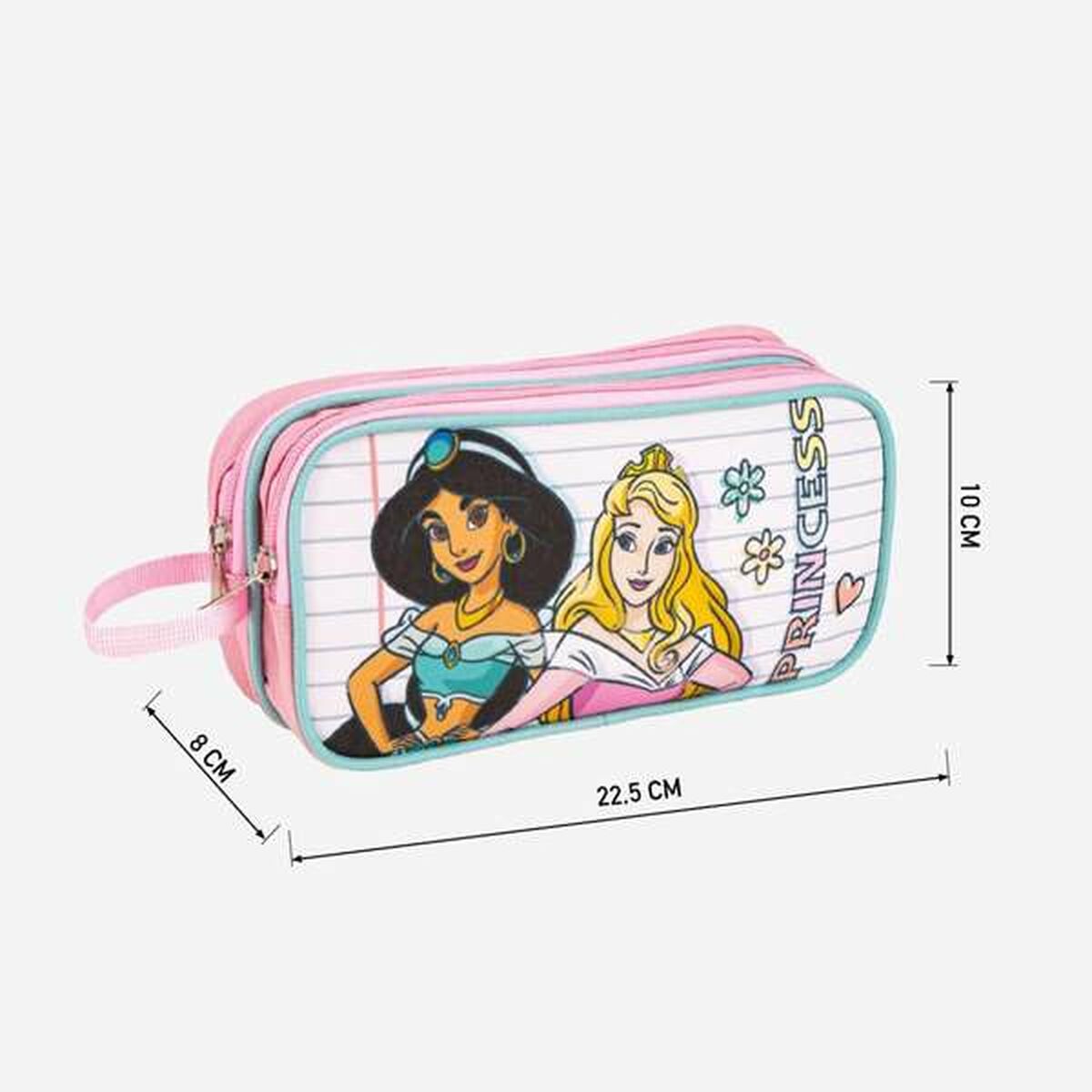 Dubbel bär-allt Disney Princess 22,5 x 8 x 10 cm - 4