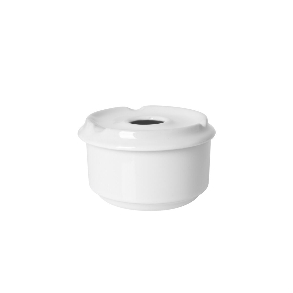 Askfat Vit 11 x 11 x 7 cm Hotell- och restaurangbranschen (48 antal) - 2