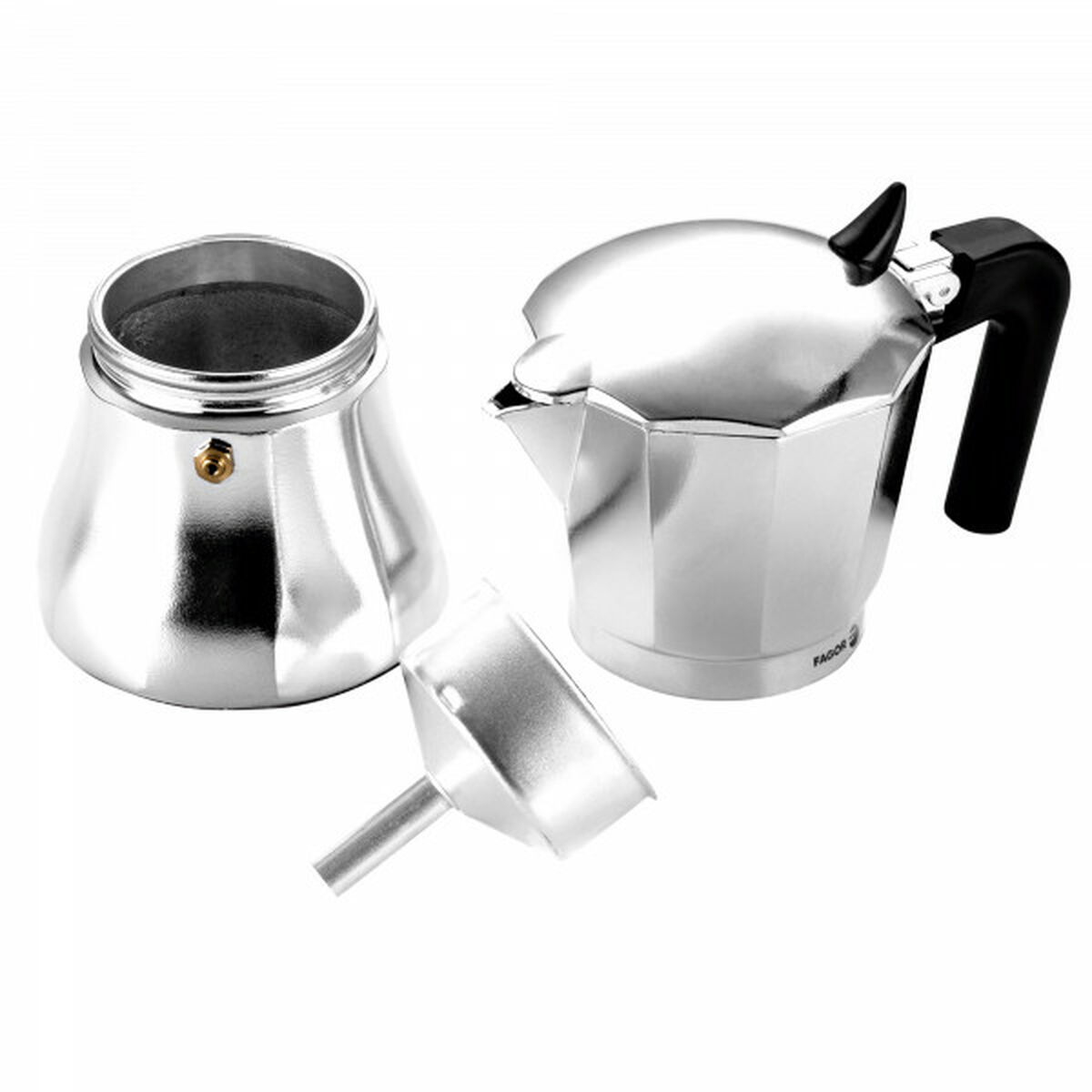 Italiensk Kaffepanna Fagor Aluminium - 4