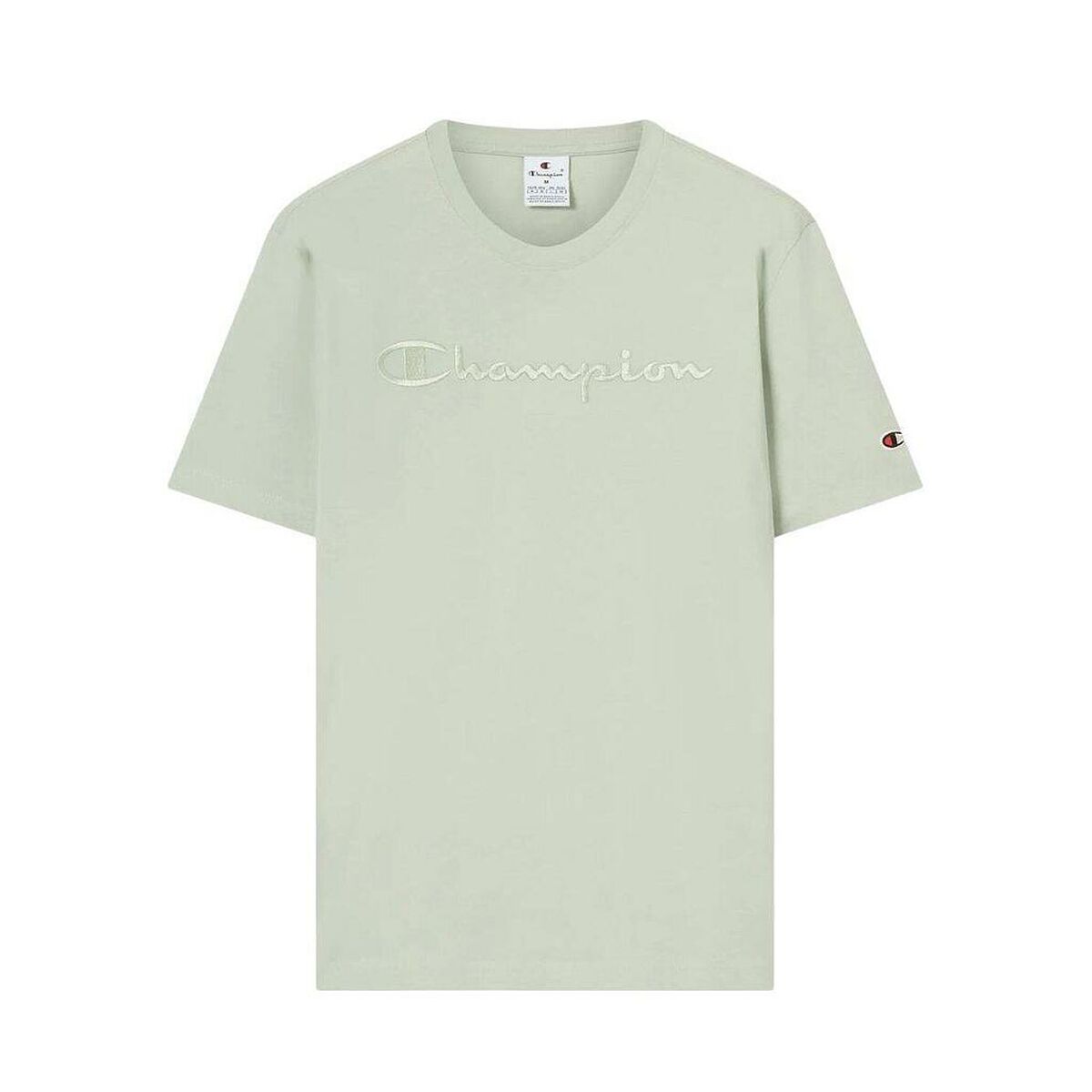 T-shirt med kortärm Herr Champion CHAMPION SS TEE 220273 CVS Grön