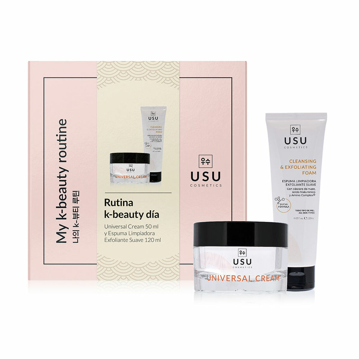 Unisex skönhetsset USU Cosmetics My K-Beauty Day Rutine 2 Delar - 2