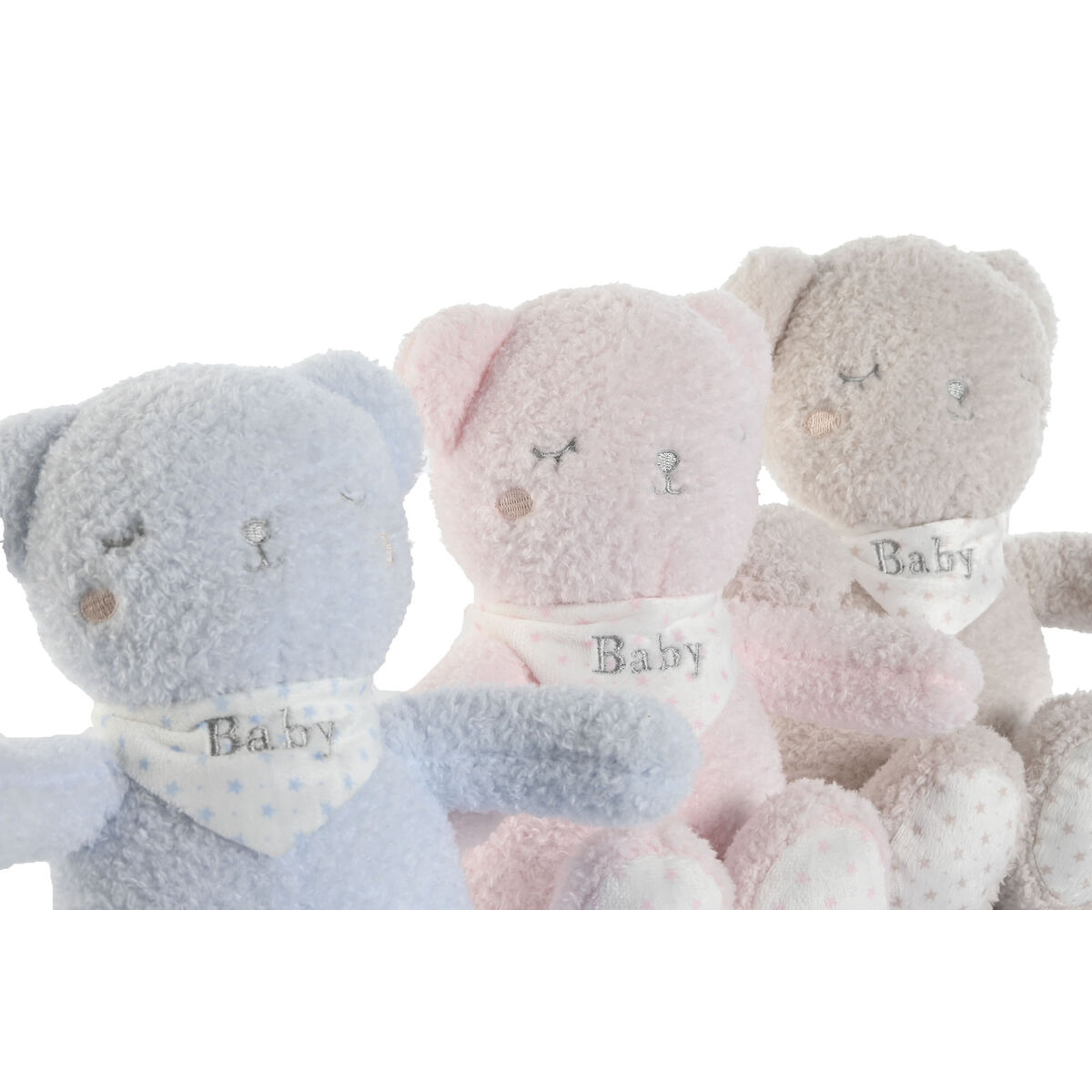 Baby-kit Home ESPRIT Blå Beige Rosa Polyester (3 antal) - 2