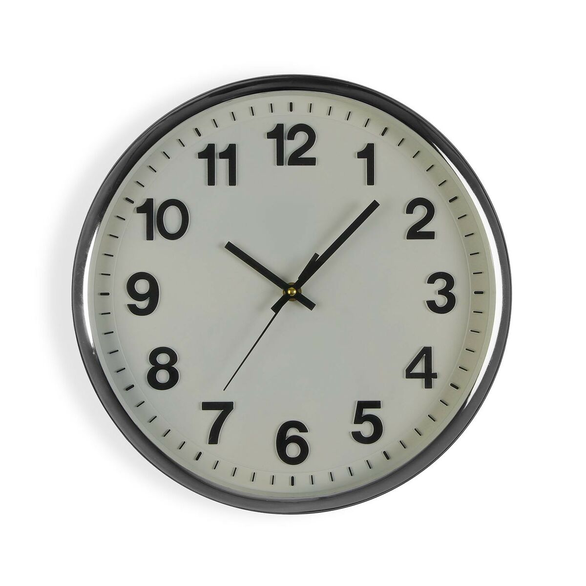 Väggklocka Versa Vit Plast 4,8 x 32 x 32 cm