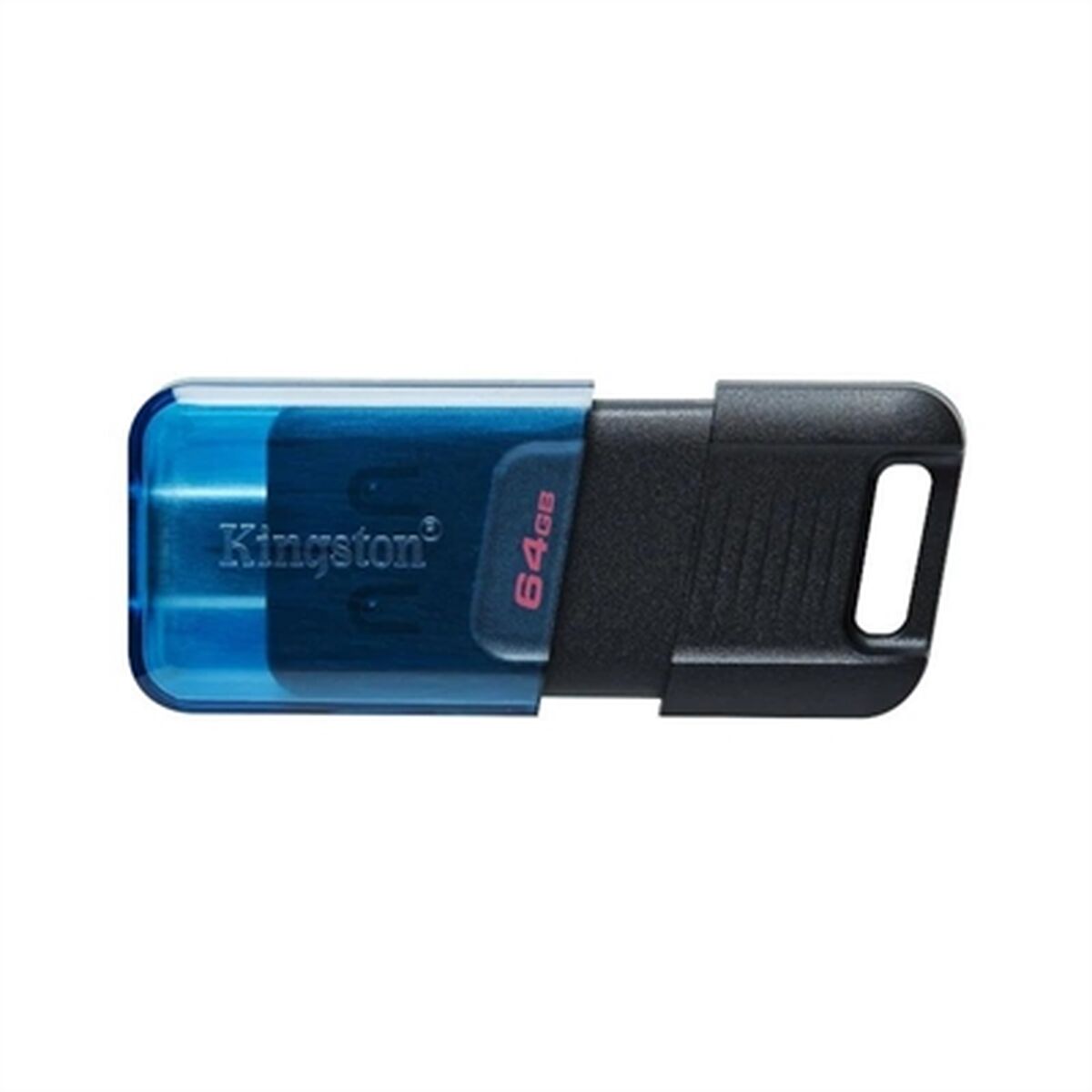 USB-minne Kingston 80 64 GB Blå Svart/Blå