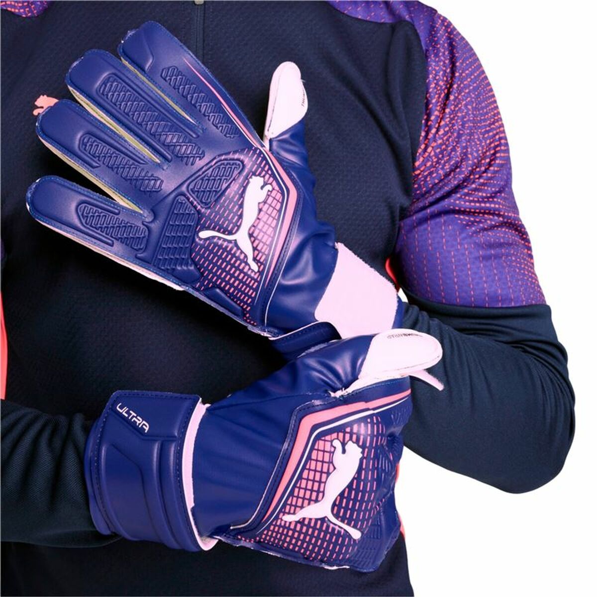 Målvaktshandskar Puma Ultra Match Rc Blå Multicolour Vuxna - 3