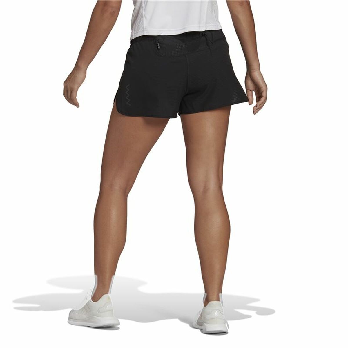 Sportshorts för kvinnor Adidas Rnfastrt Ib Mujer Svart - 3