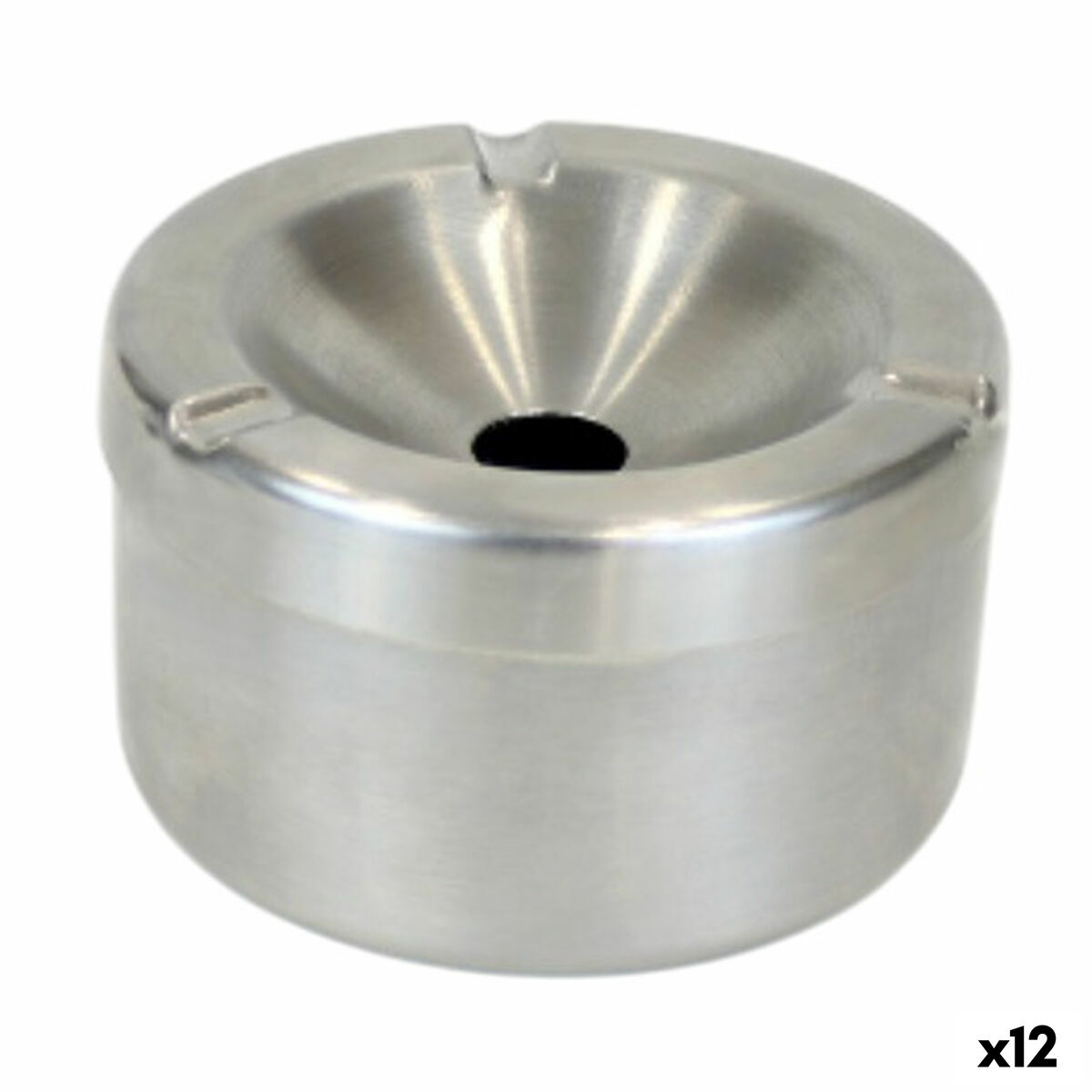 Askfat Confortime Stål 10 x 5,5 cm (12 antal)